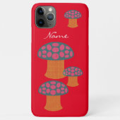 Red Amanita Mushrooms Thunder_Cove Case-Mate iPhone Case (Achterkant)