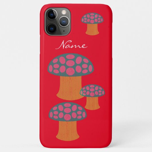 Red Amanita Mushrooms Thunder_Cove Case-Mate iPhone Case (Achterkant)