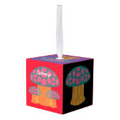 Red Amanita Mushrooms Thunder_Cove Decoratie (Achter hoekig)