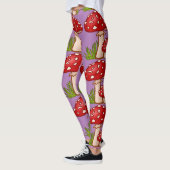 Red Amanita Mushrooms Thunder_Cove Leggings (Links)