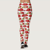 Red Amanita Mushrooms Thunder_Cove Leggings (Achterkant)