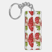 Red Amanita Mushrooms Thunder_Cove Sleutelhanger (Voorkant Links)