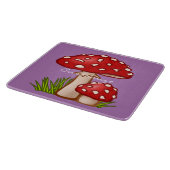 Red Amanita Mushrooms Thunder_Cove Snijplank (Hoek)