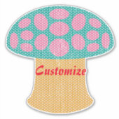 Red Amanita Mushrooms Thunder_Cove Sticker (Voorkant)