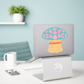 Red Amanita Mushrooms Thunder_Cove Sticker (Laptop op bureau)