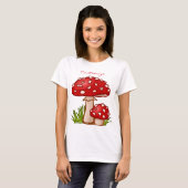 Red Amanita Mushrooms Thunder_Cove T-shirt (Voorkant volledig)
