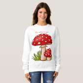 Red Amanita Mushrooms Thunder_Cove Trui (Voorkant volledig)