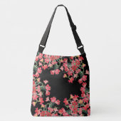 Red Amarylis Flowers Floral Shoulder Canvas tas (Voorkant)