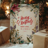 Red Amaryllis Christmas Feestdagenkaart