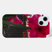 Red Amaryllis en Winter Sunrise Case-Mate iPhone Case (Achterkant (horizontaal))