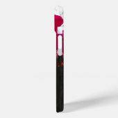 Red Amaryllis en Winter Sunrise Case-Mate iPhone Case (Achterkant / Links)