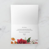 Red Amaryllis Floral zal je mijn dienstmeisje zijn (Binnen)