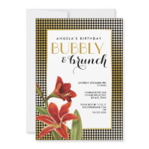 Red Amaryllis Flower Goudgecontroleerd