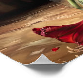 Red Amaryllis Flowers Art Print Poster (Hoek)
