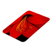 Red Amaryllis Magneet (Linkerzijde)