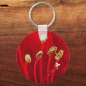 Red Amaryllis Sleutelhanger (Voorkant)