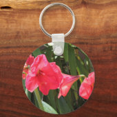 Red Amaryllis Sleutelhanger (Voorkant)