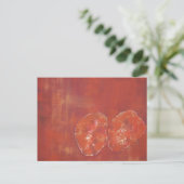 Red Ameoba Briefkaart (Staand voorkant)