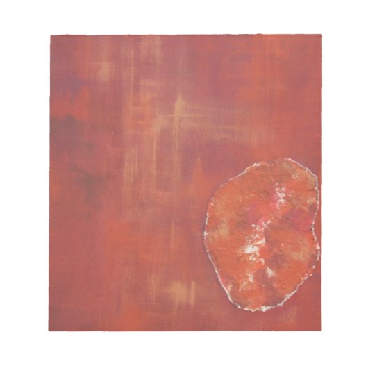 Red Ameoba-laptop Notitieblok (Voorkant)