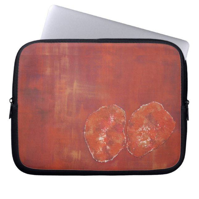Red Ameoba-laptophoes Laptop Sleeve (Voorkant)