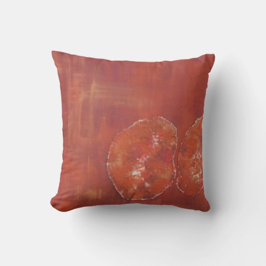 Red Ameoba Pillow Kussen (Voorkant)