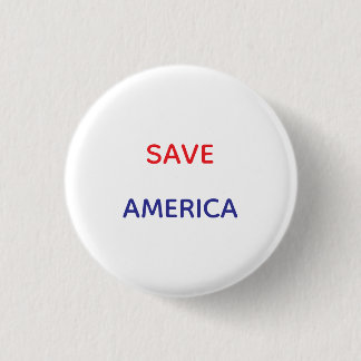 RED AMERICA KLEINE RONDE KNOPPEN BUTTON 3,2 CM