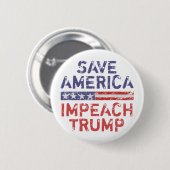 Red Amerika, beschuldig Trump Ronde Button 5,7 Cm (Voorkant /achterkant)