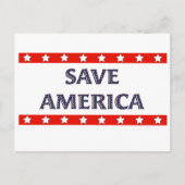 Red Amerika Briefkaart (Voorkant)