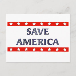 Red Amerika Briefkaart