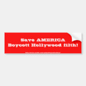 Red Amerika Bumpersticker (Voorkant)