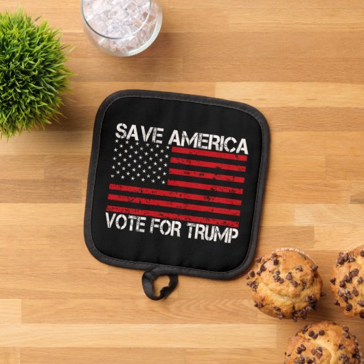 Red Amerika stem op Trump Pannenlap (Top down)