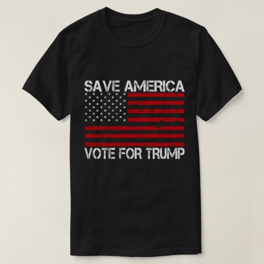 Red Amerika stem op Trump T-shirt (Design voorkant)