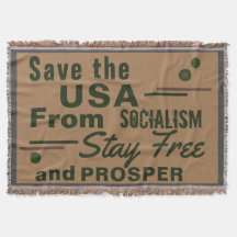 Red Amerika van het socialisme: blijf vrij en prof