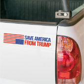 Red Amerika van Trump - Resistance Bumper Sticke Bumpersticker (Op Truck)