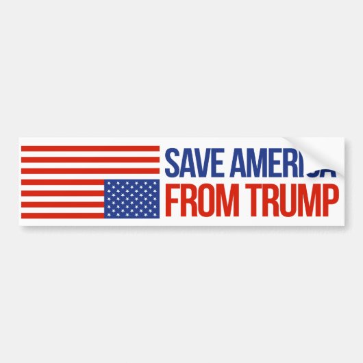 Red Amerika van Trump - Resistance Bumper Sticke Bumpersticker (Voorkant)