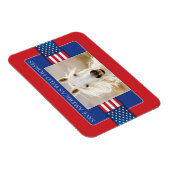 Red Amerika's Wild Horses Flexi Magnet Magneet (Rechterzijde)