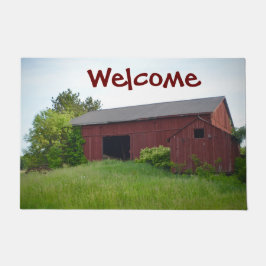 Red Amish Barn Deurmat