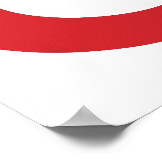 Red Ampersand Poster (Hoek)