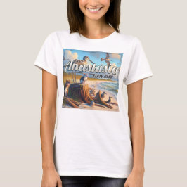 Red Anastasia State Park-vrouwen T-shirt