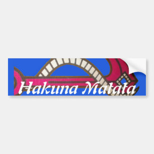 Red Anchor Art Print Bumpersticker