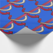 Red Anchor Art Print Cadeaupapier (Hoek)