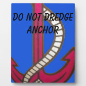 Red Anchor Art Print Fotoplaat (Voorkant)