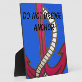 Red Anchor Art Print Fotoplaat (Zijkant)