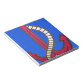 Red Anchor Art Print Notitieblok (Schuin)