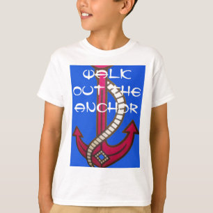 Red Anchor Art Print T-shirt