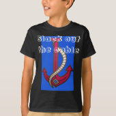 Red Anchor Art Print T-shirt (Voorkant)