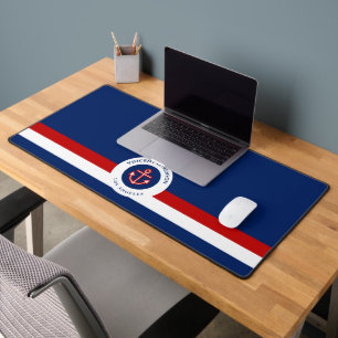 Red Anchor Boat Yacht Nautical Specialist Bureaumat