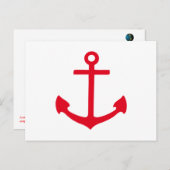 Red Anchor Briefkaart (Voorkant / Achterkant)