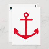 Red Anchor Briefkaart (Voorkant / Achterkant)