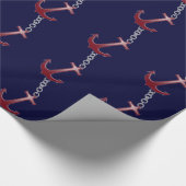 Red Anchor Cadeaupapier (Hoek)